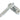 From The Anvil's Polished Chrome Art Deco Lever on Rose Set; #finish_polished-chrome