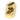 From The Anvil's Polished Brass Art Deco Thumbturn; #finish_polished-brass