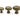 From The Anvil's Burnished Brass 25mm Moore Cabinet Knob; #finish_burnished-brass