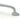 From The Anvil's Satin Chrome Moore Pull Handle; #finish_satin-chrome