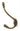 From The Anvil's Burnished Brass Hat & Coat Hook; #finish_burnished-brass