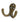 From The Anvil's Burnished Brass Celtic Double Robe Hook; #finish_burnished-brass