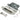 From The Anvil's Polished Chrome 5 Lever BS Sash Lock; #finish_polished-chrome
