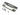 From The Anvil's Pewter Patina  ½" Rebate Kit for Euro Sash Lock; #finish_pewter-patina
