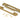 From The Anvil's Satin Brass  ½" Rebate Kit for Euro Sash Lock; #finish_satin-brass