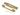 From The Anvil's Satin Brass  ½" Rebate Kit for Euro Sash Lock; #finish_satin-brass