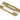From The Anvil's Satin Brass  ½" Rebate Kit for Euro Sash Lock; #finish_satin-brass