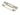 From The Anvil's Polished Nickel  ½" Rebate Kit for Euro Sash Lock; #finish_polished-nickel