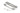 From The Anvil's Satin Chrome  ½" Rebate Kit for Euro Sash Lock; #finish_satin-chrome