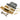 From The Anvil's Satin Brass BS 5 Lever Deadlock KD; #finish_satin-brass