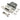 From The Anvil's Polished Chrome BS 5 Lever Deadlock KD; #finish_polished-chrome