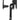 From The Anvil's Black Locking Night-Vent Monkeytail Fastener; #finish_black
