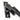 From The Anvil's Black Locking Night-Vent Monkeytail Fastener; #finish_black