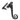From The Anvil's Black Locking Night-Vent Monkeytail Fastener; #finish_black