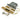 From The Anvil's Satin Brass BS 5 Lever Deadlock KA; #finish_satin-brass