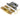 From The Anvil's Satin Brass Euro Profile Deadlock; #finish_satin-brass