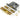 From The Anvil's Satin Brass Euro Profile Deadlock; #finish_satin-brass