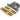 From The Anvil's Satin Brass Euro Profile Deadlock; #finish_satin-brass