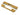 From The Anvil's Satin Brass  ½" Rebate Kit for Euro Dead Lock; #finish_satin-brass