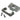 From The Anvil's Pewter Patina ½" Rebate Kit for Deadbolt; #finish_pewter-patina
