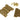 From The Anvil's Satin Brass Parliament Hinges SS (pair); #finish_satin-brass