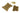 From The Anvil's Satin Brass Parliament Hinges SS (pair); #finish_satin-brass