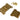 From The Anvil's Satin Brass Parliament Hinges SS (pair); #finish_satin-brass