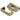 From The Anvil's Aged Brass  ½" Rebate Kit for Tubular Mortice Latch; #finish_aged-brass