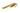 From The Anvil's Aged Brass Locking Art Deco Fastener; #finish_aged-brass