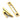 From The Anvil's Aged Brass Locking Art Deco Fastener; #finish_aged-brass