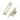 From The Anvil's Polished Nickel Locking Art Deco Fastener; #finish_polished-nickel