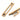 From The Anvil's Polished Bronze Locking Art Deco Fastener; #finish_polished-bronze