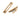 From The Anvil's Polished Bronze Locking Art Deco Fastener; #finish_polished-bronze