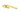 From The Anvil's Polished Brass Locking Art Deco Fastener; #finish_polished-brass