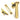 From The Anvil's Aged Brass Locking Art Deco Fastener; #finish_aged-brass