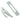 From The Anvil's Polished Chrome Locking Art Deco Fastener; #finish_polished-chrome