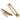 From The Anvil's Polished Bronze Locking Art Deco Fastener; #finish_polished-bronze