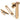 From The Anvil's Polished Bronze Locking Art Deco Fastener; #finish_polished-bronze