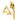From The Anvil's Polished Brass Night-Vent Locking Art Deco Fastener; #finish_polished-brass