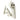 From The Anvil's Polished Nickel Night-Vent Locking Art Deco Fastener; #finish_polished-nickel