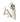 From The Anvil's Polished Nickel Night-Vent Locking Art Deco Fastener; #finish_polished-nickel