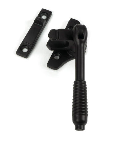 From The Anvil's Aged Bronze Night-Vent Locking Reeded Fastener (Steel Window); #finish_aged-bronze