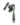 From The Anvil's Pewter Patina Night-Vent Locking Reeded Fastener (Steel Window); #finish_pewter-patina