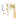 From The Anvil's Polished Brass Night-Vent Locking Reeded Fastener (Steel Window); #finish_polished-brass