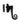 From The Anvil's Black Locking Monkeytail Fastener (Steel Window); #finish_black