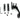 From The Anvil's Black Locking Monkeytail Fastener (Steel Window); #finish_black