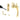From The Anvil's Polished Brass Locking Monkeytail Fastener (Steel Window); #finish_polished-brass