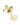 From The Anvil's Polished Brass Locking Monkeytail Fastener (Steel Window); #finish_polished-brass