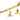 From The Anvil's Polished Brass Reeded Stay (Steel Window); #finish_polished-brass