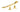 From The Anvil's Polished Brass Reeded Stay (Steel Window); #finish_polished-brass